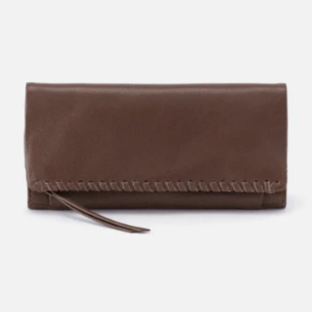 NWT New Hobo Wade Wallet Acorn Leather Retired Rare